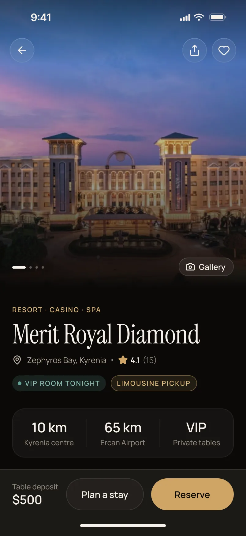 Merit Royal Diamond casino detail